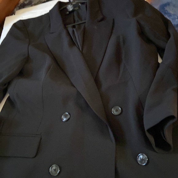 Rachel Zoe faux double breasted jacket - Picture 8 of 14